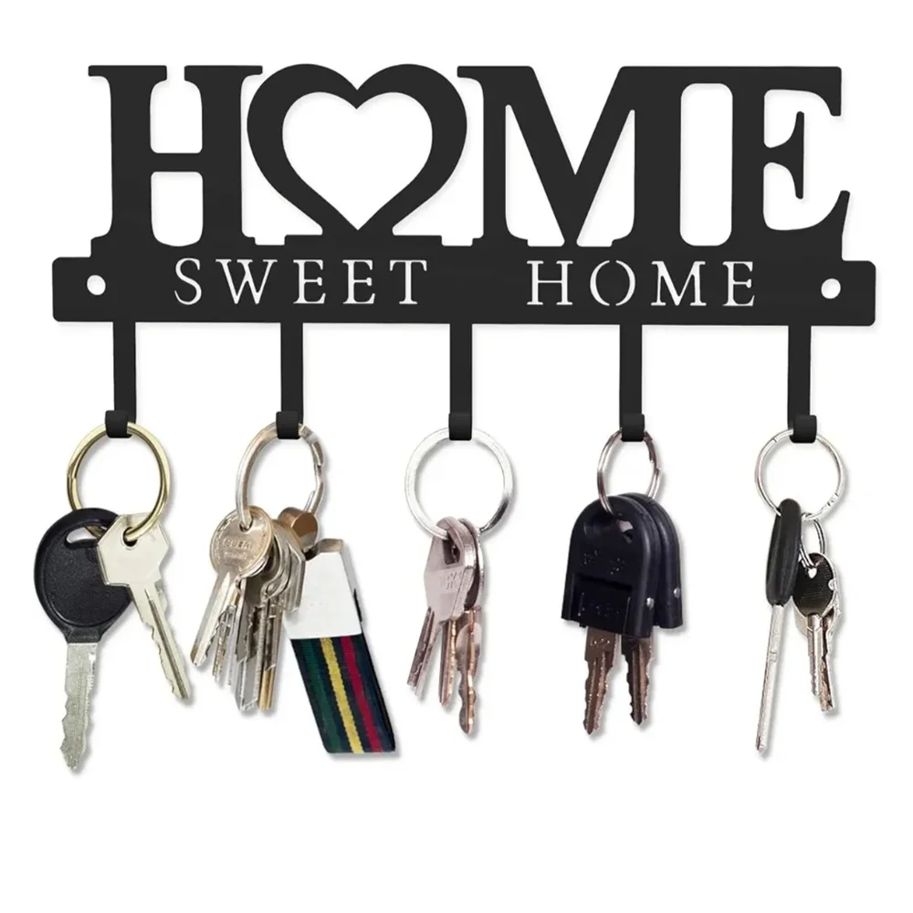 Black‎ Home Sweet Home Key Holder